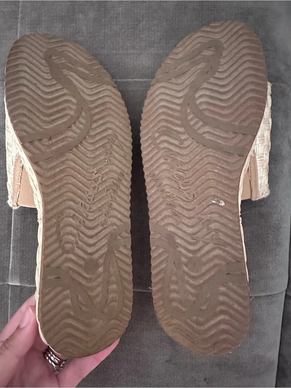 Circus NY by Sam Edelman Wallis Raffia Braided Platform Slide Sandals